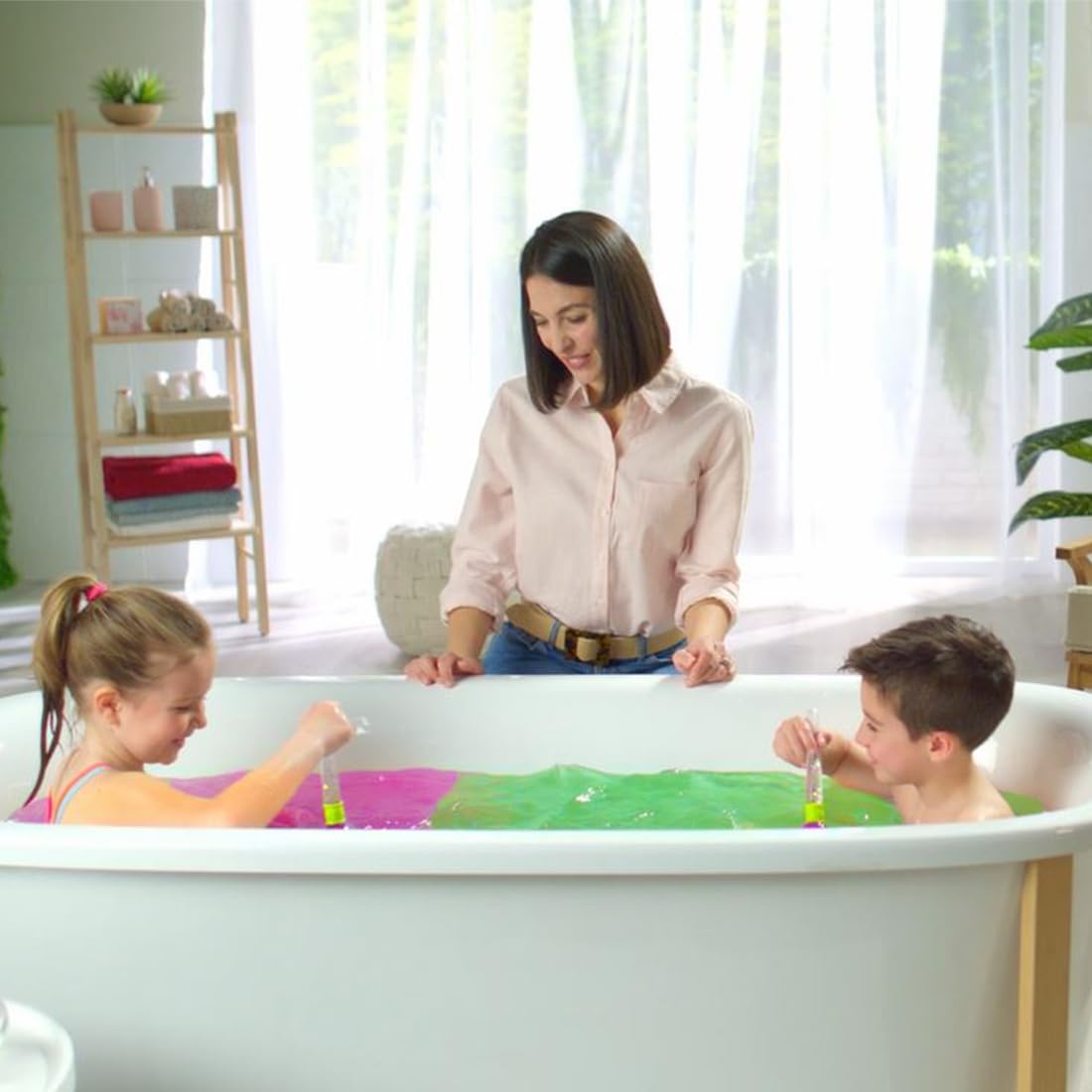 ZIMPLI Baff Bombz Magic Brush bath bomb collection display