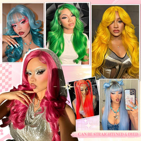 Zinnia 30 Inch 613 Lace Front Wig back view displaying length