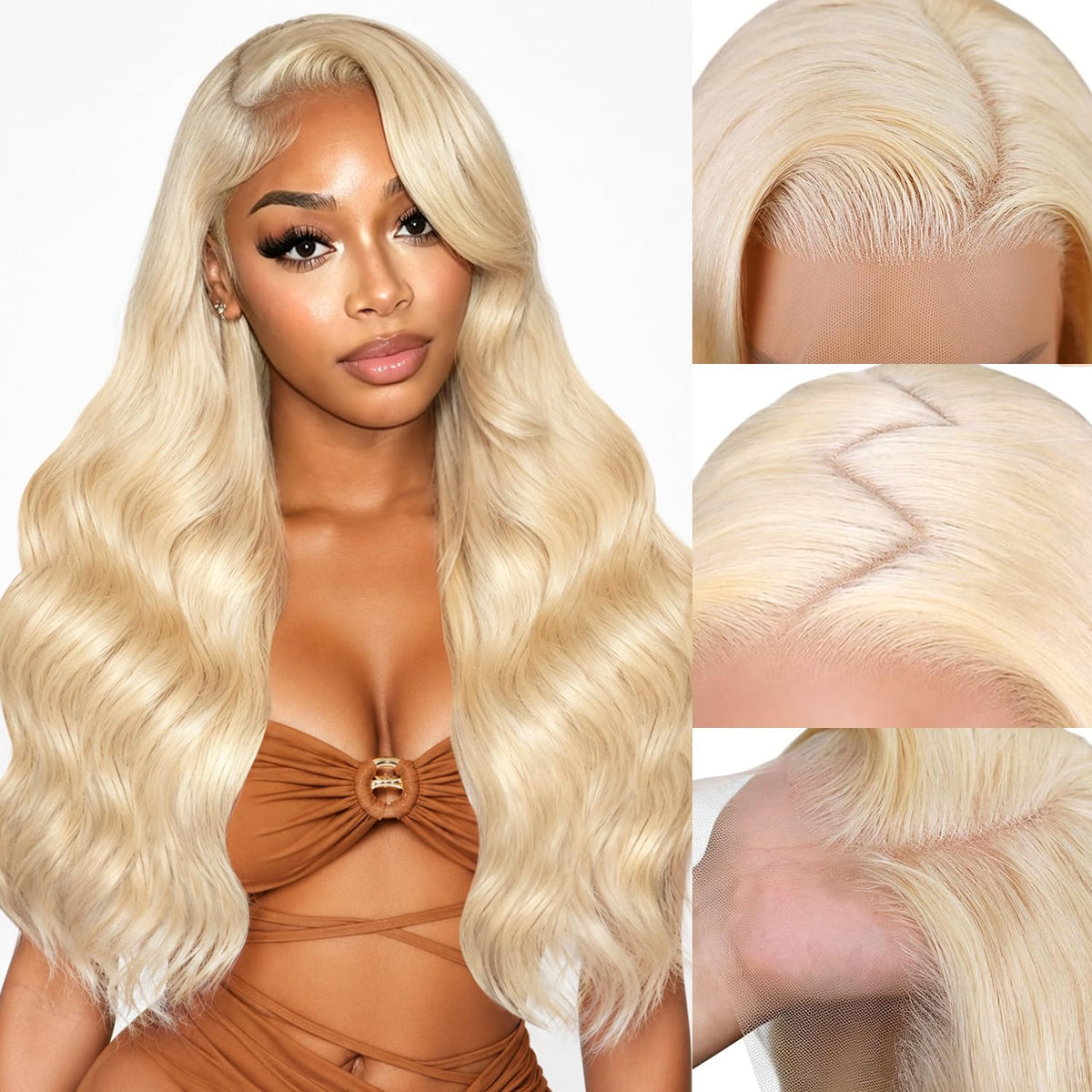 Zinnia 30 Inch 613 Lace Front Wig body wave style front view