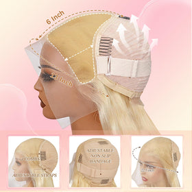 Zinnia 30 Inch 613 Lace Front Wig styled for a special occasion