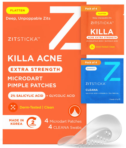 ZitSticka Killa Acne Extra Strength Microdart Pimple Patch box front view