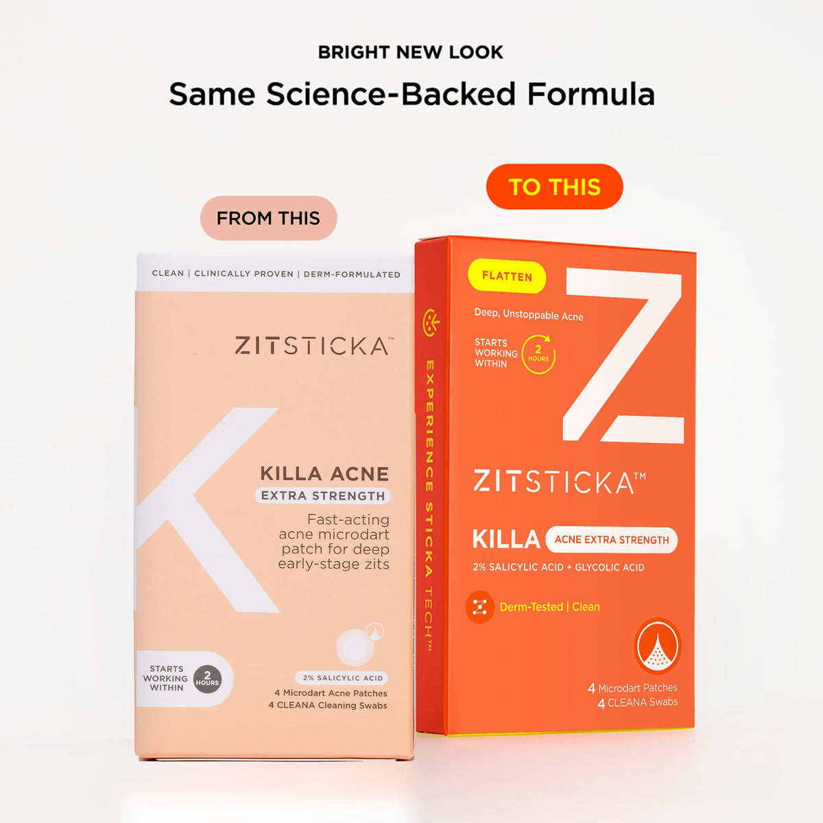 ZitSticka Killa Acne Extra Strength Microdart Pimple Patch ingredients list