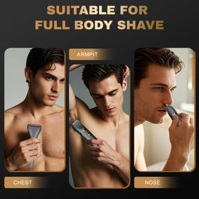 Zivelier Men Ball Shaver in a lifestyle setting on a bathroom counter