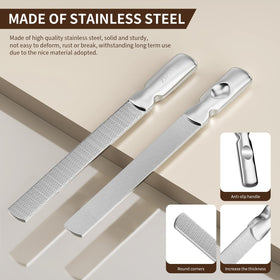 ZIZZON nail file in protective leather case