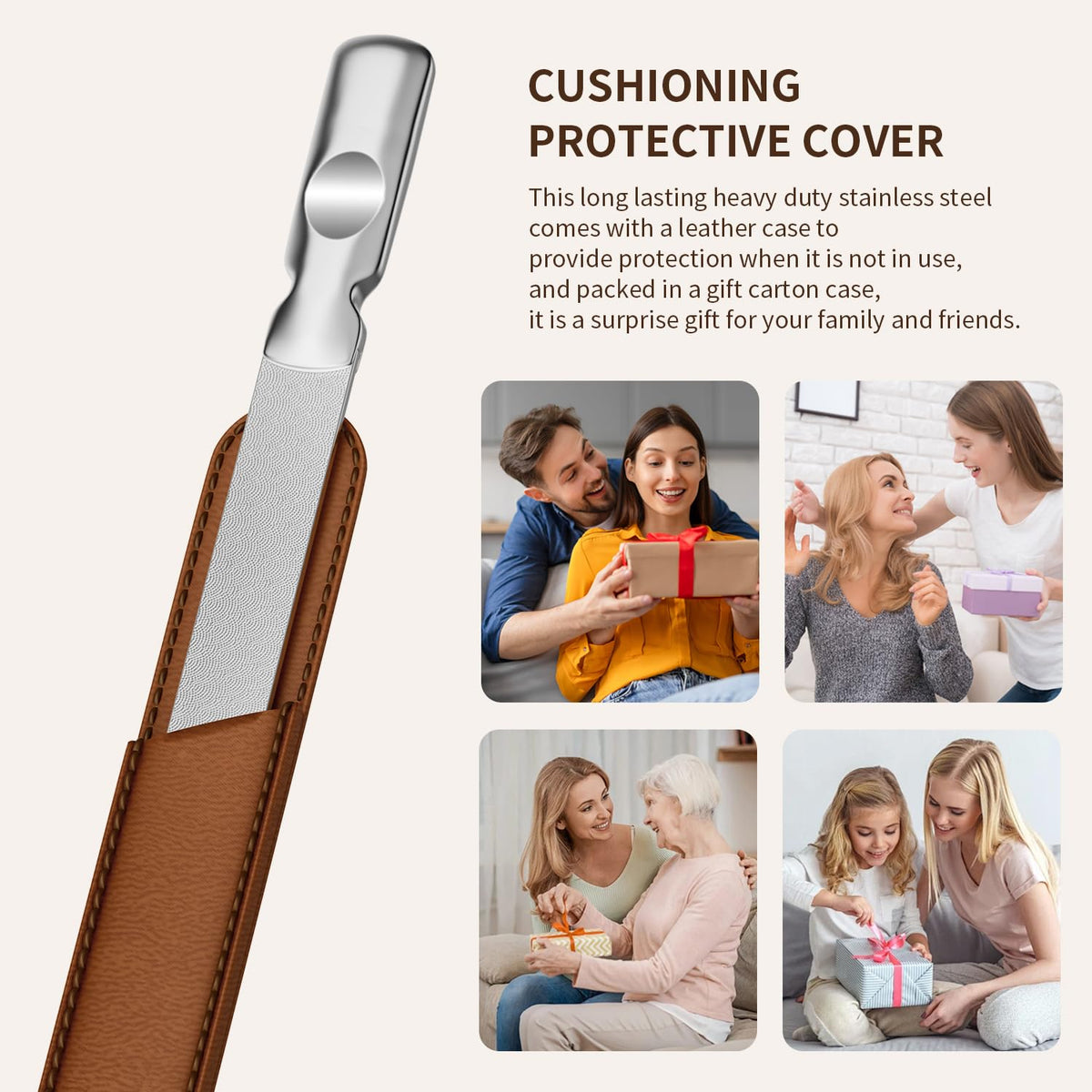ZIZZON nail file packaging in gift carton