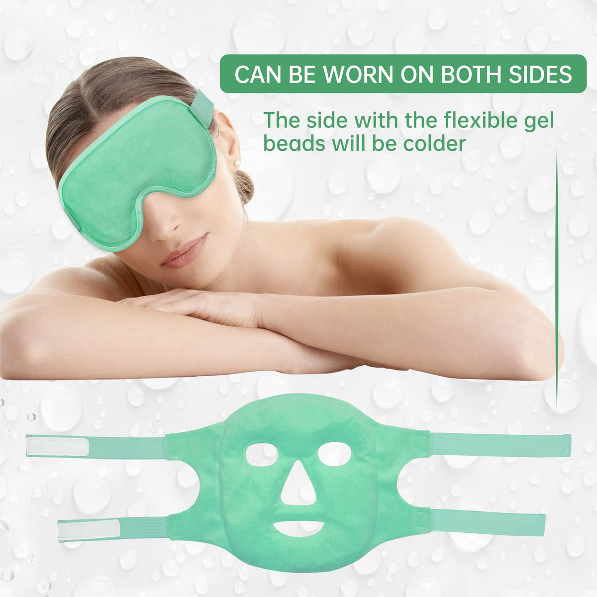 ZNÖCUETÖD Cooling Mask displayed with packaging