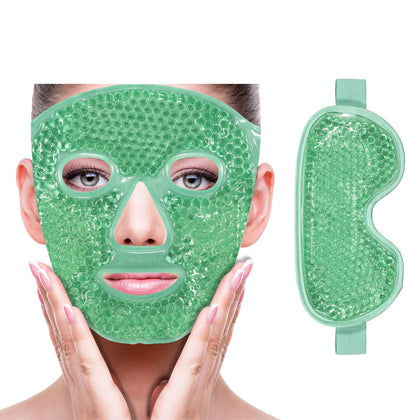ZNÖCUETÖD Cooling Mask front view with gel-filled design