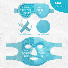 ZNÖCUETÖD Cooling Mask Ice Pack close-up of gel pack