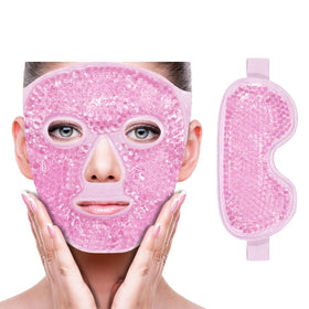 ZNÖCUETÖD Cooling Mask Ice Pack front view with gel-filled design