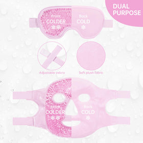 ZNÖCUETÖD Cooling Mask Ice Pack on a table with beauty products