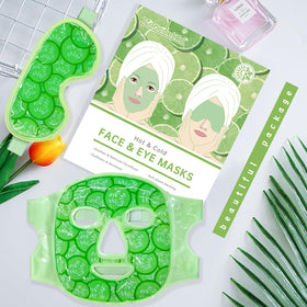 ZNÖCUETÖD Cooling Mask Ice Pack side view showing adjustable strap