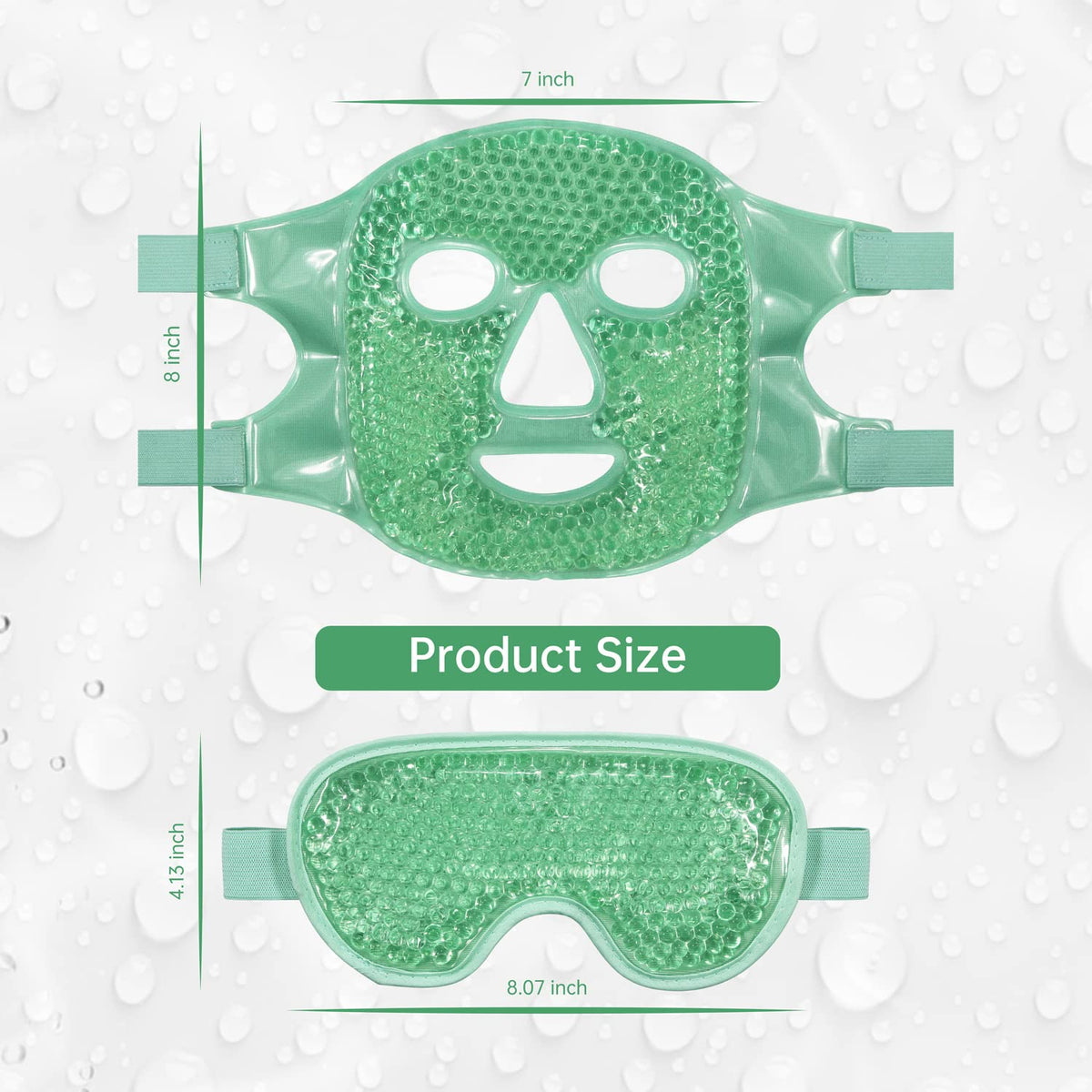 ZNÖCUETÖD Cooling Mask in use on a person relaxing