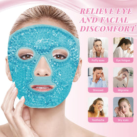ZNÖCUETÖD Ice Face Mask with gel beads