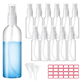 Zoizocp Mini Spray Bottles 30ml clear front view