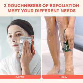 ZOMCHI Soap Bag displaying the soft exfoliating side