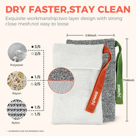 ZOMCHI Soap Bag in use during a bath