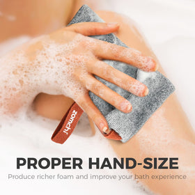 ZOMCHI Soap Bag with lathered soap for quick foaming