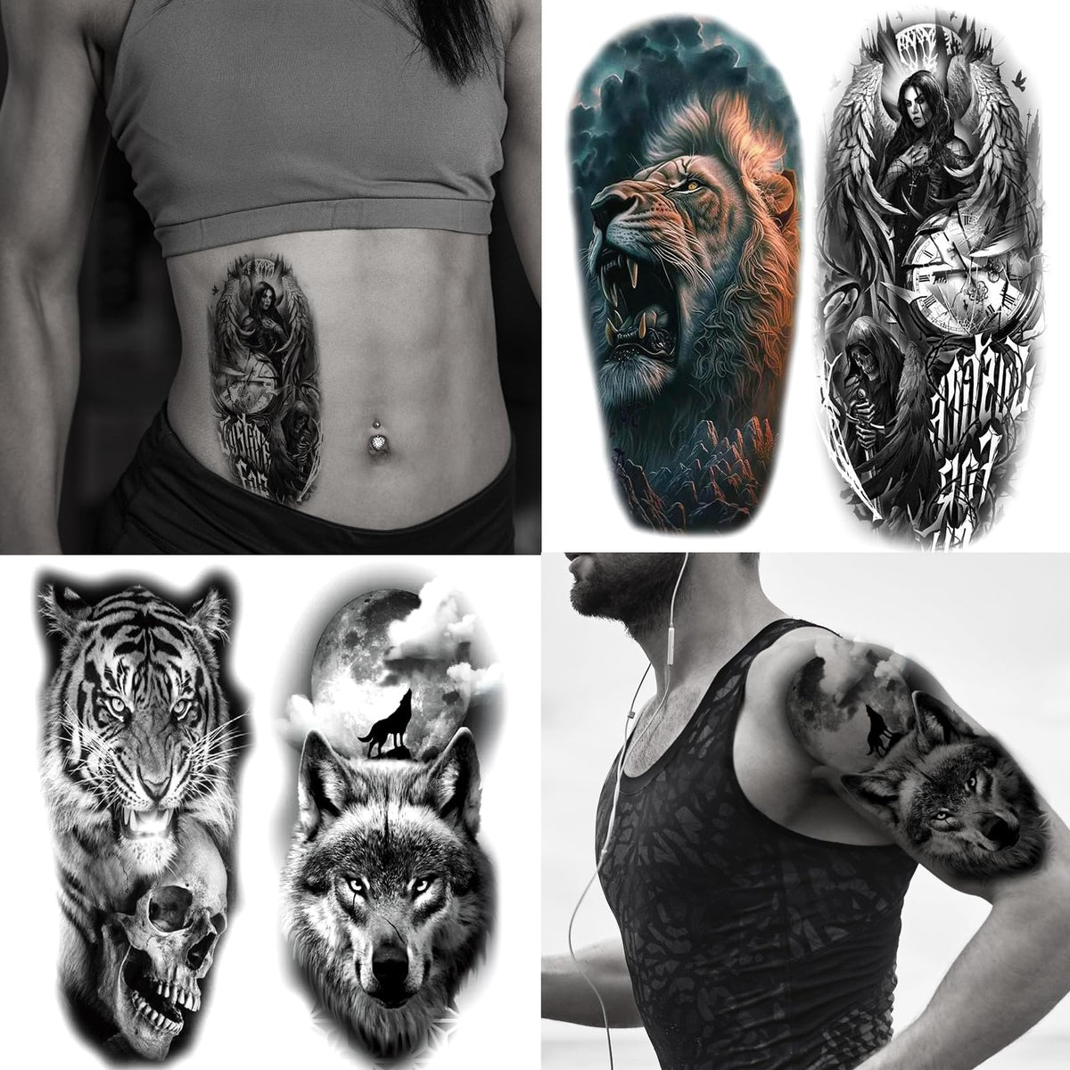 Zomme temporary tattoos packaging with 82 sheets