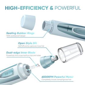 ZORAMI Ear and Nose Hair Trimmer in a bathroom setting
