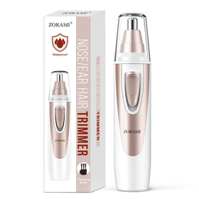 ZORAMI Ear and Nose Hair Trimmer pink model front view