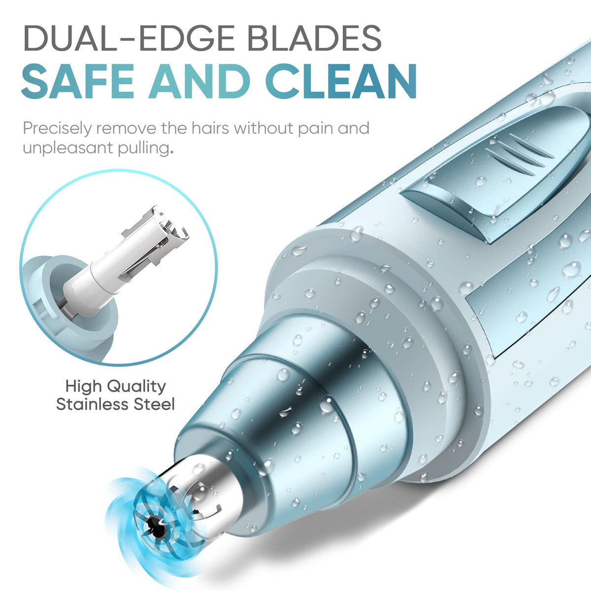 ZORAMI Ear and Nose Hair Trimmer with protective cover