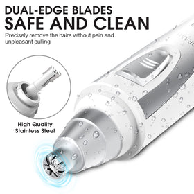 ZORAMI Ear and Nose Hair Trimmer with protective cover and removable head