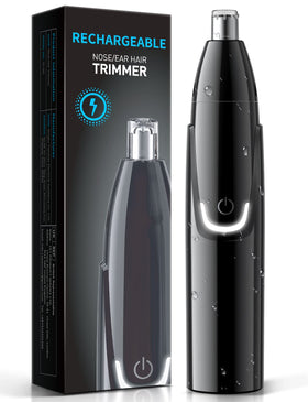 ZORAMI Rechargeable Nose Hair Trimmer front view, black