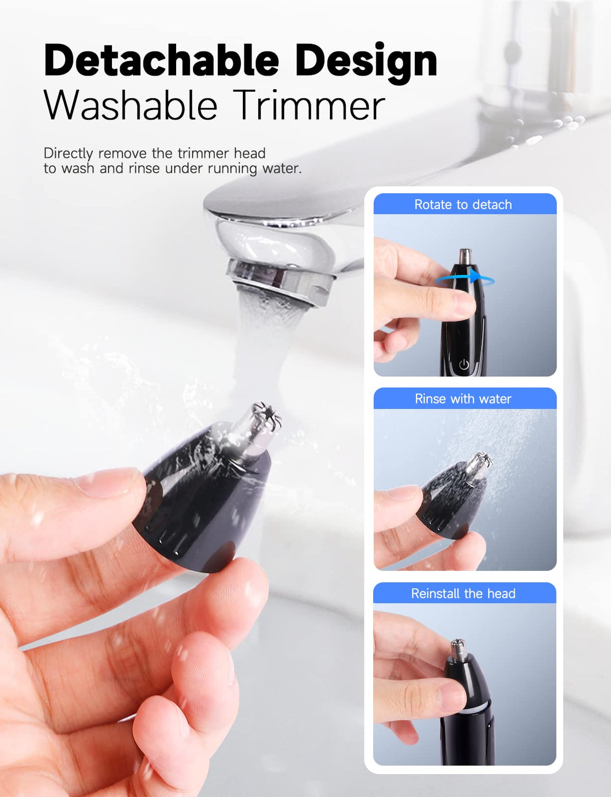 ZORAMI Rechargeable Trimmer packaging display