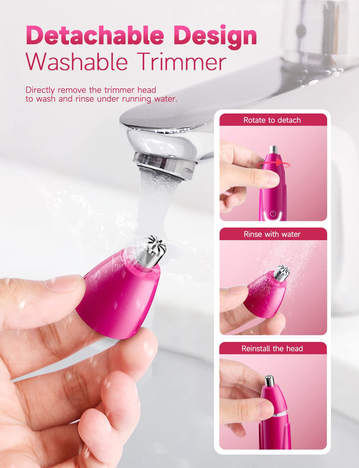 ZORAMI trimmer in a travel setting