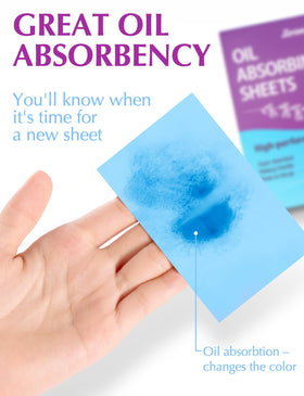 ZOROM'S oil absorbing sheets in a purse