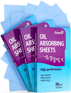ZOROM'S oil absorbing sheets pack front view