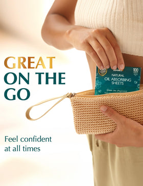 ZOROM'S oil blotting sheets with green tea extract