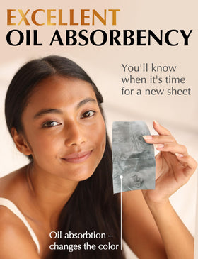 ZOROM'S XL Oil Blotting Sheets in a purse