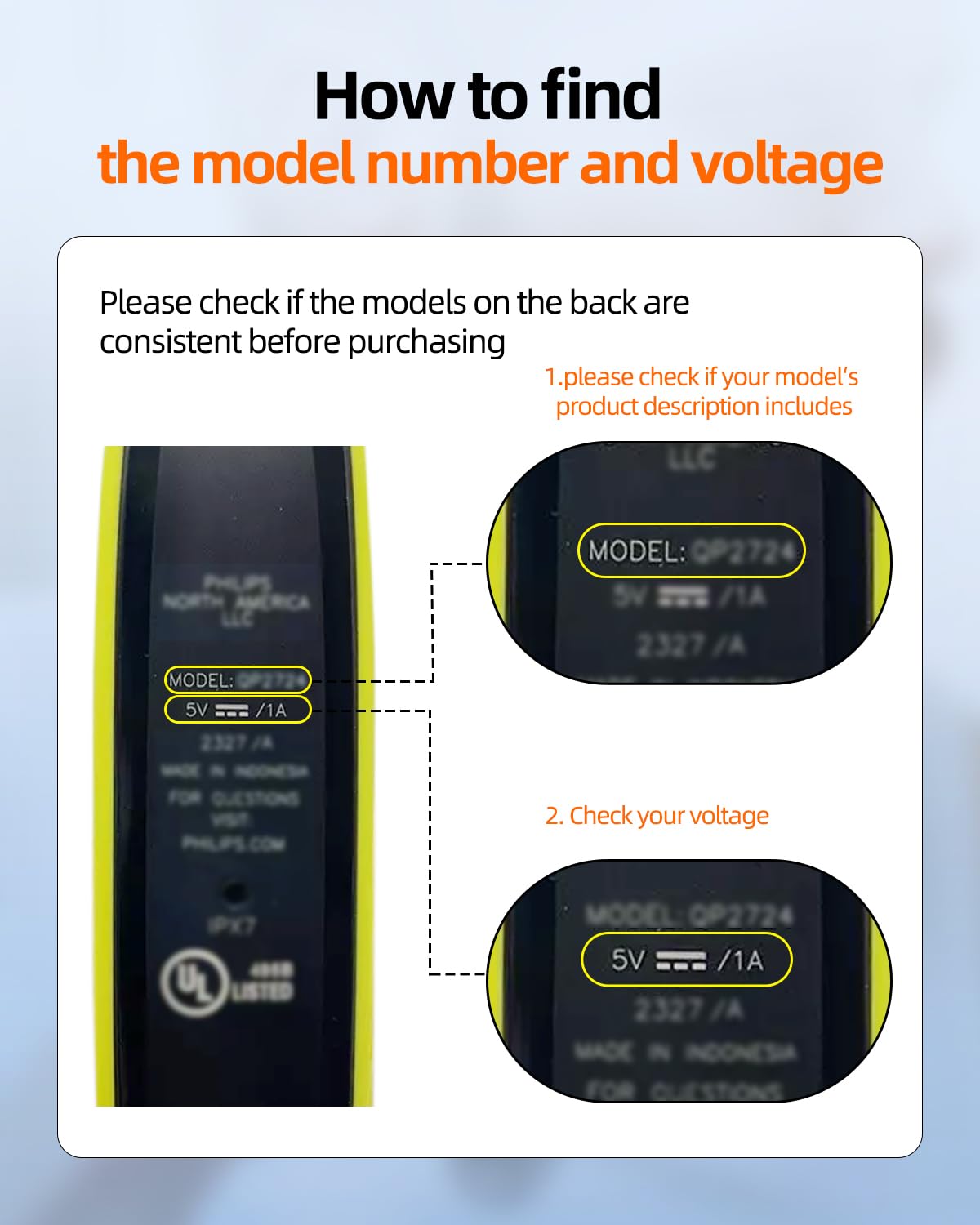 zouxan 5V Fast Charger with Philips Norelco One Blade