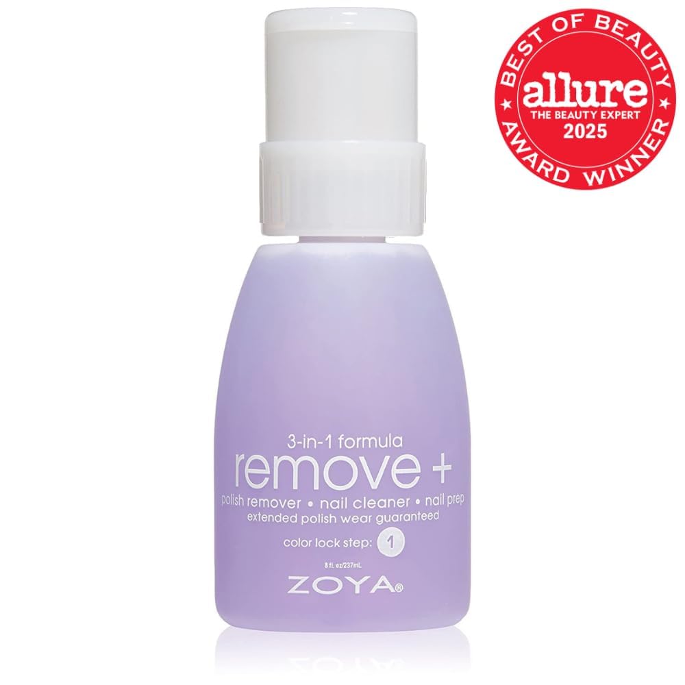 ZOYA Remove Plus Acetone Nail Polish Remover bottle side view