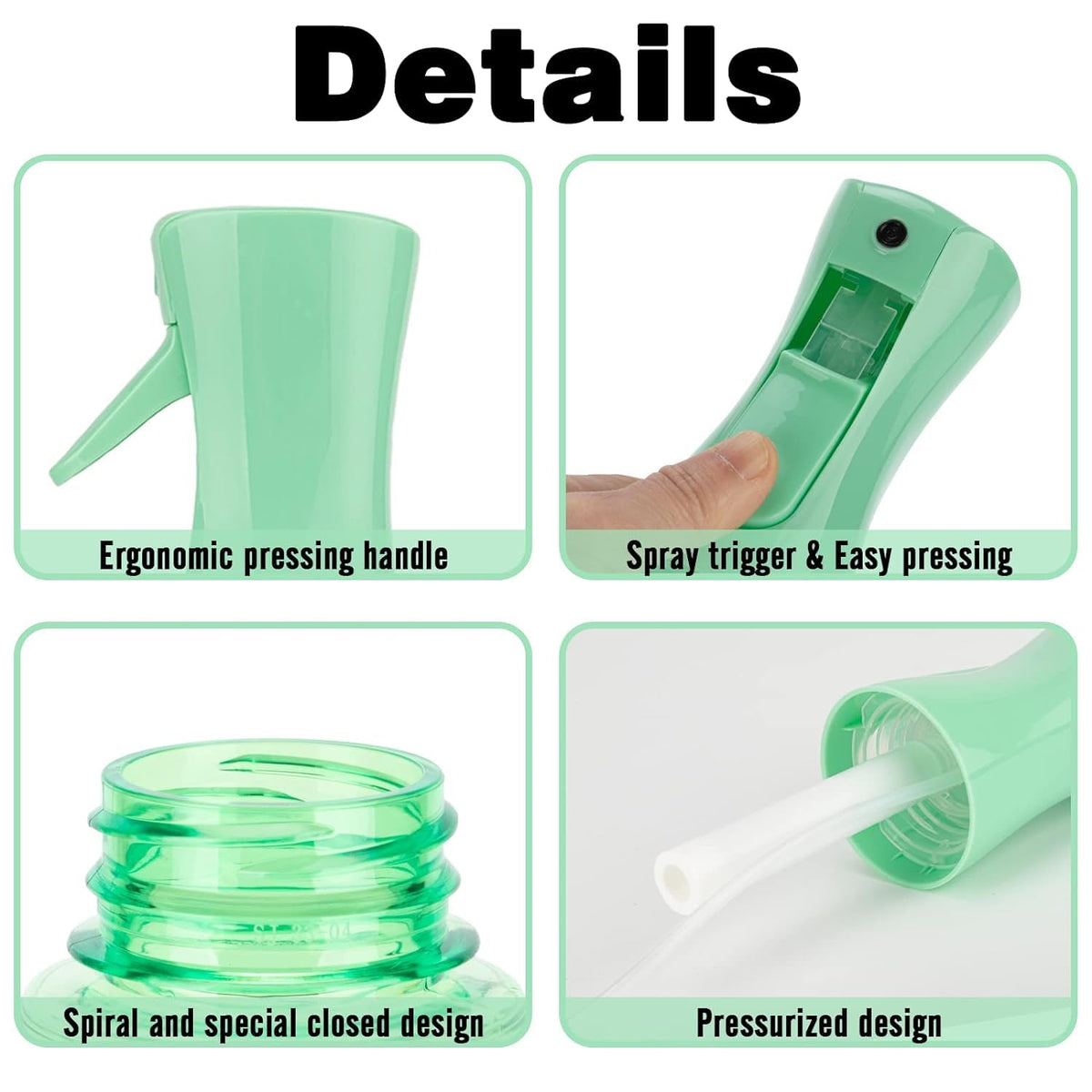 Zuhose Spray Bottle 200ml back view with label