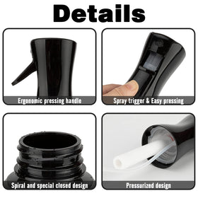 Zuhose Spray Bottle 200ML in hand demonstrating mist