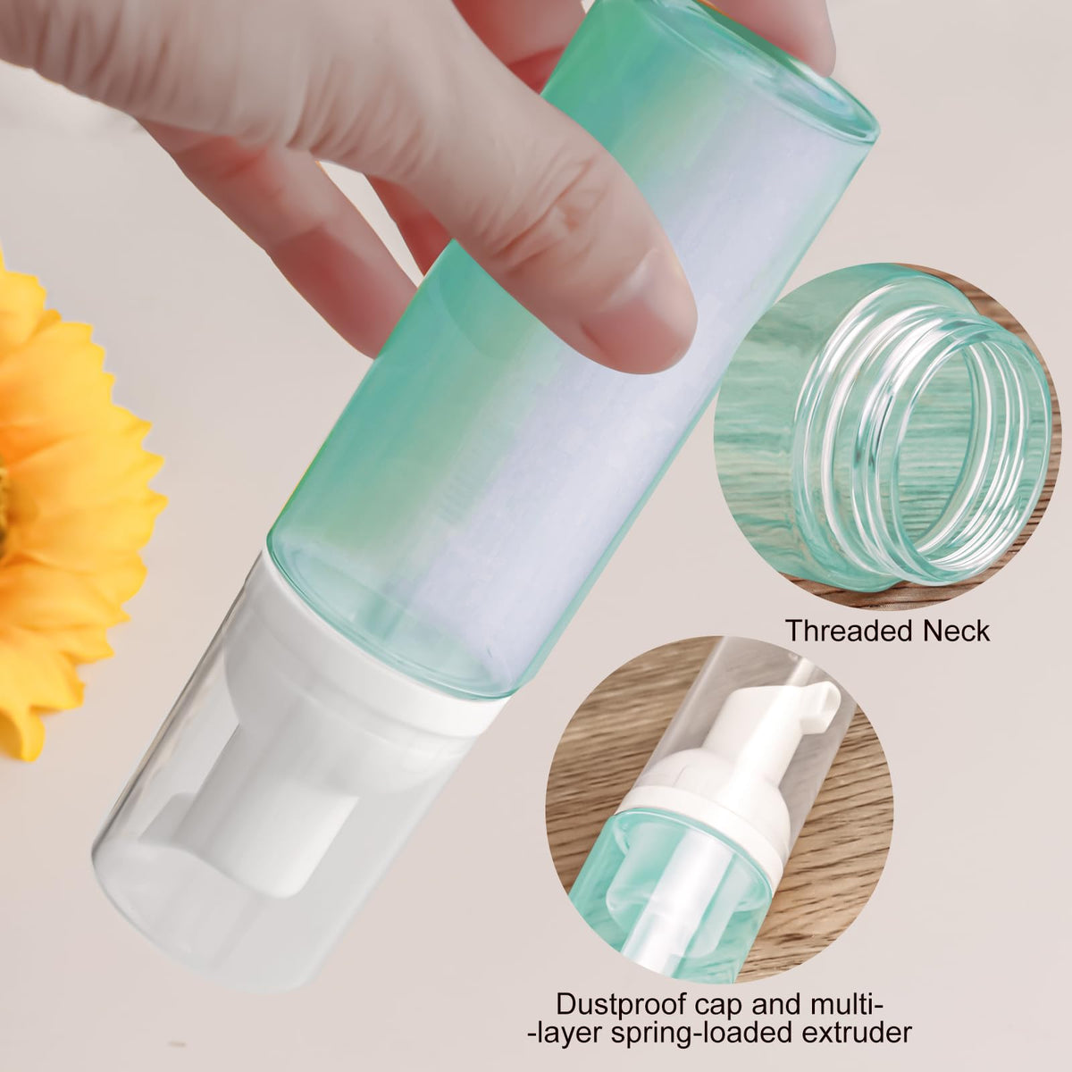 Zuihug 2oz Foam Pump Bottle side view
